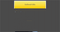 Desktop Screenshot of enlitenedgifts.com
